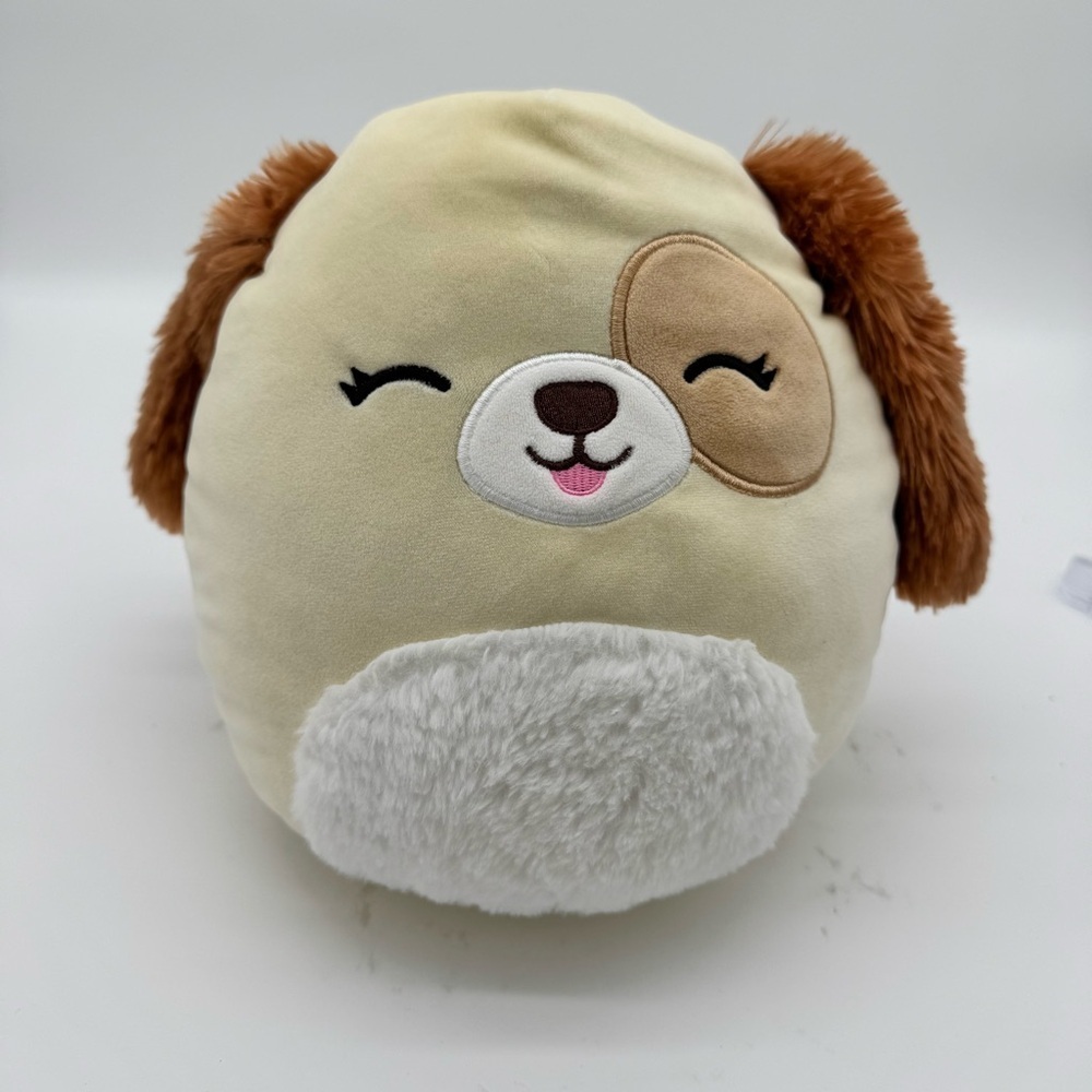 Squishmallows Harrison The Dog Plush 12" Puppy Stuffed Animal Toy 2022 Tan